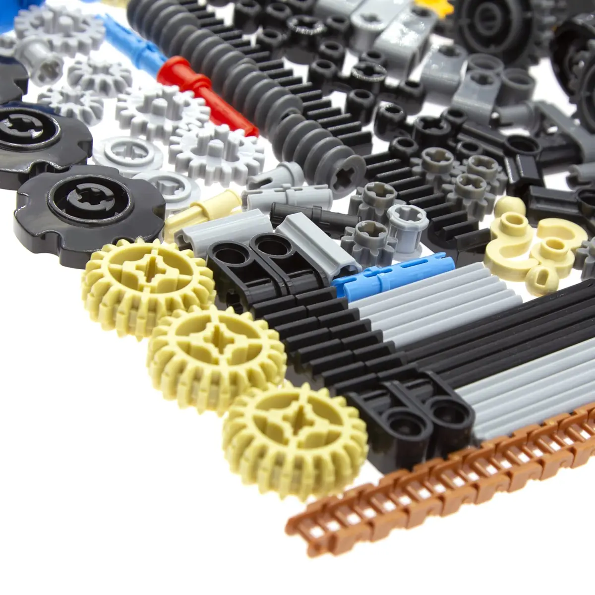 Habow 116pcs Technic Parts - Gears, Axle, Pin, Connector, Wheels | Building Blocks for Kids - view 4