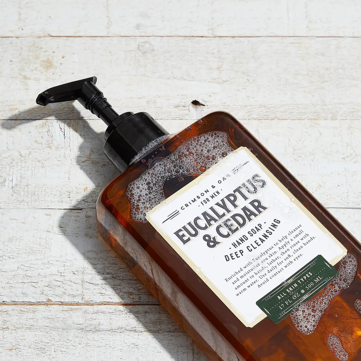 Body Prescriptions Crimson & Oak Deep Cleansing Hand Soap 17 Fl Oz | Eucalyptus & Cedar - view 4