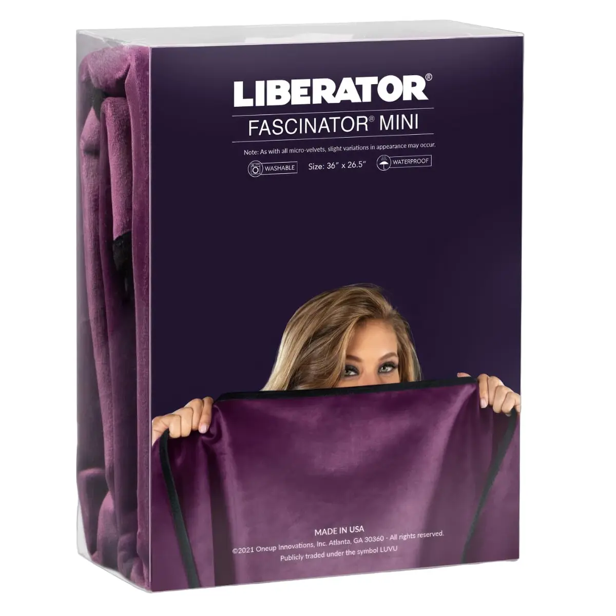 Liberator Fascinator Throw Mini Size 91.44cm x 66.04cm | Moisture-Proof Sensual Blanket - view 2