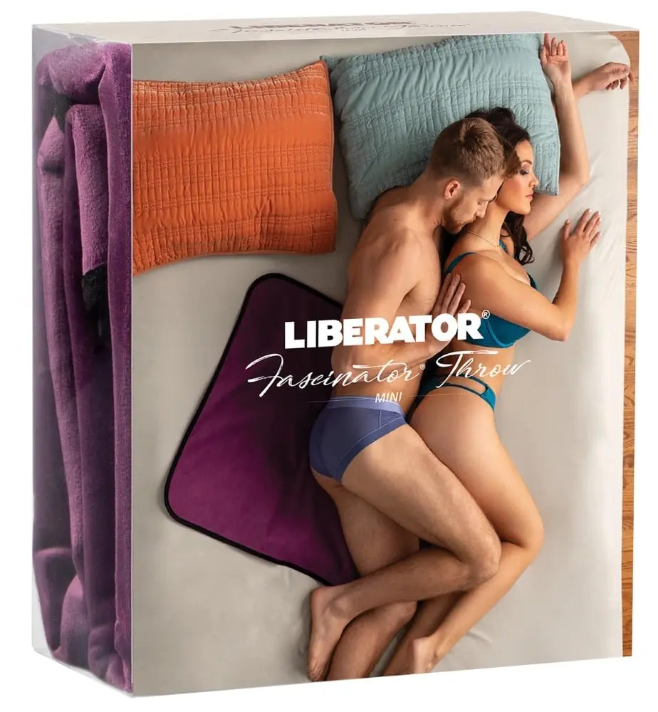 Liberator Fascinator Throw Mini Size 91.44cm x 66.04cm | Moisture-Proof Sensual Blanket - main product image