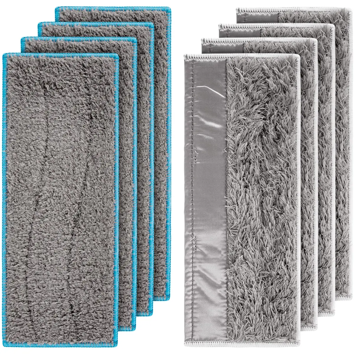 BlueStars 8 Pack m6 Microfiber Wet & Dry Mopping Pads | Compatible with iRobot Braava Jet M6 - main product image