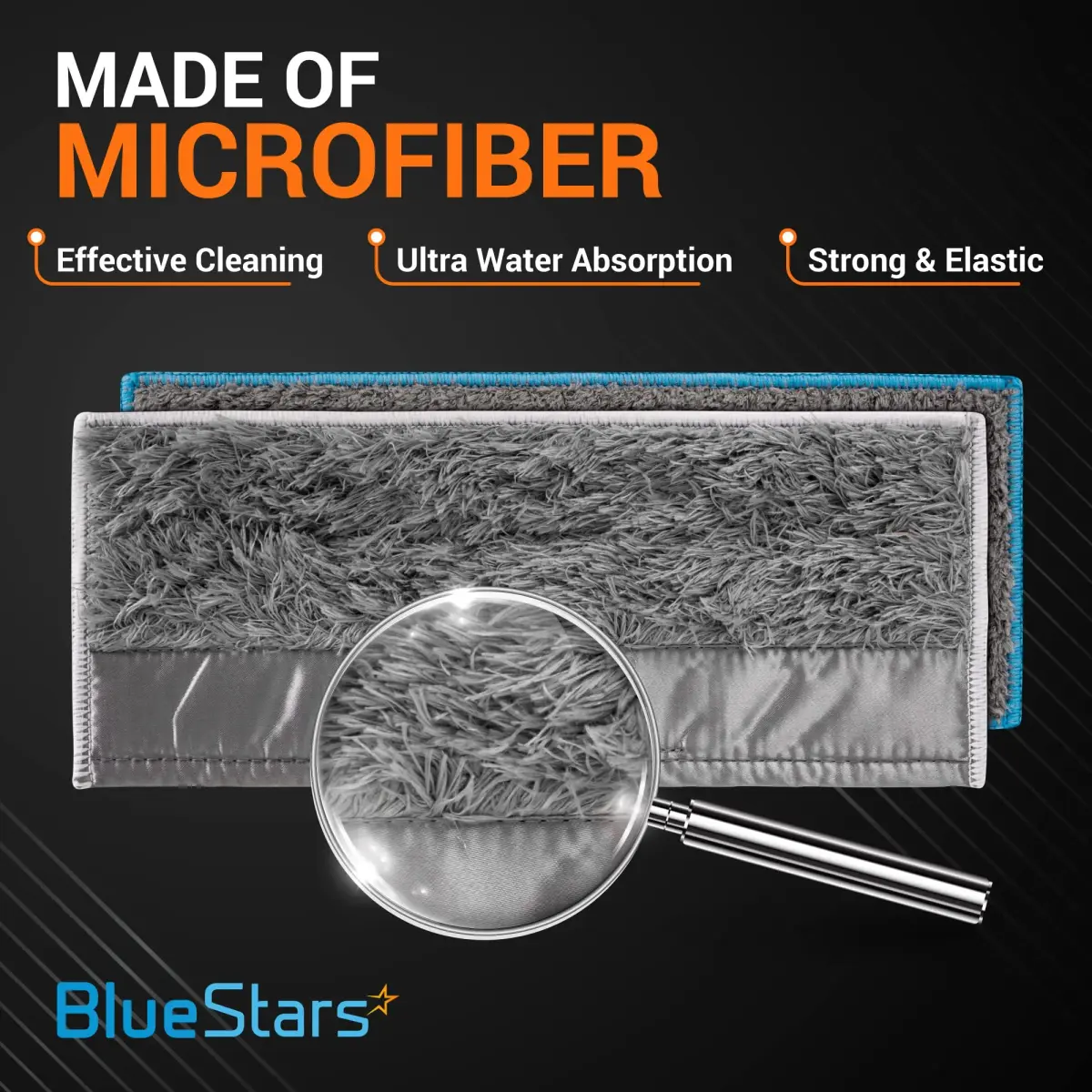 BlueStars 8 Pack m6 Microfiber Wet & Dry Mopping Pads | Compatible with iRobot Braava Jet M6 - view 6