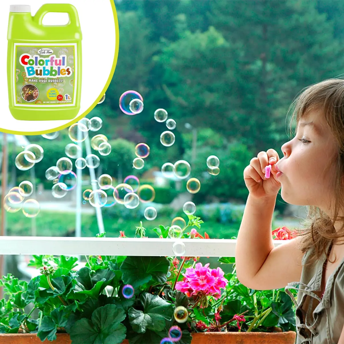 Lulu Home Concentrated Bubble Solution 1 L (33.8 OZ) | Giant Bubbles & Machine Ready - view 5