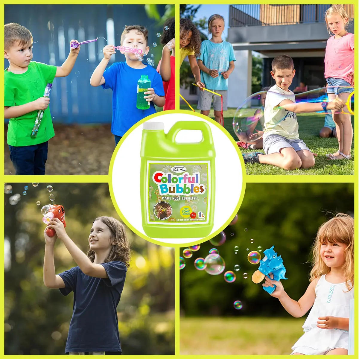 Lulu Home Concentrated Bubble Solution 1 L (33.8 OZ) | Giant Bubbles & Machine Ready - view 7