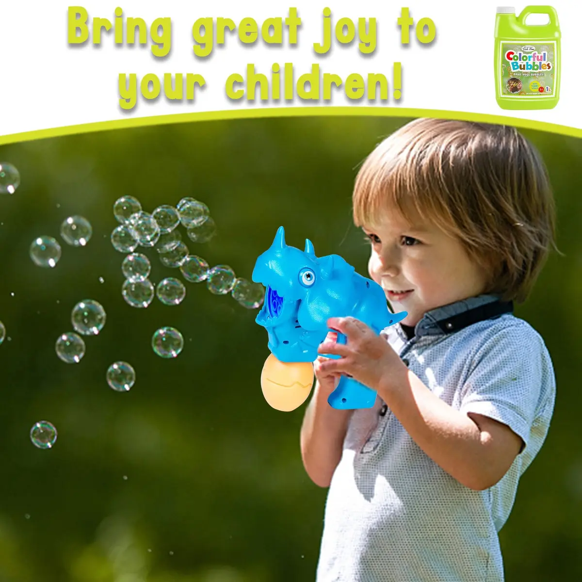 Lulu Home Concentrated Bubble Solution 1 L (33.8 OZ) | Giant Bubbles & Machine Ready - view 4