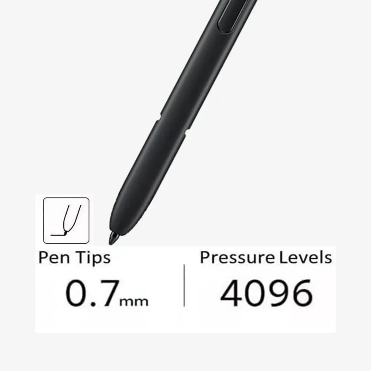 Dogxiong S Pen for Samsung Galaxy S23 Ultra 5G Stylus Pen (Phantom Black) | Precise Touch Control - view 3