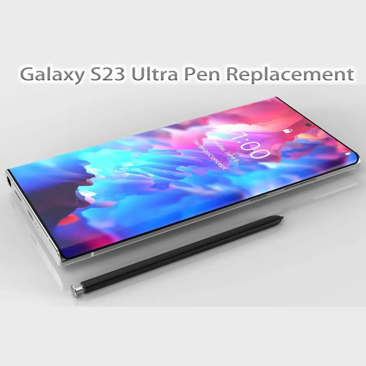 Dogxiong Cream White 5G Input Pen for Samsung Galaxy S23 Ultra | 4096 Levels Pressure Sensitivity - view 2