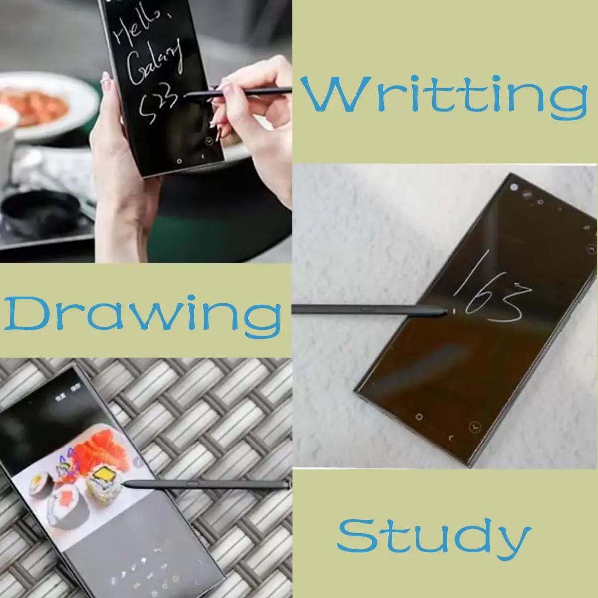 Dogxiong Green Galaxy S23 Ultra Pen Stylus Replacement 13cm (5.12 inches) | 4096 Pressure Levels - view 5