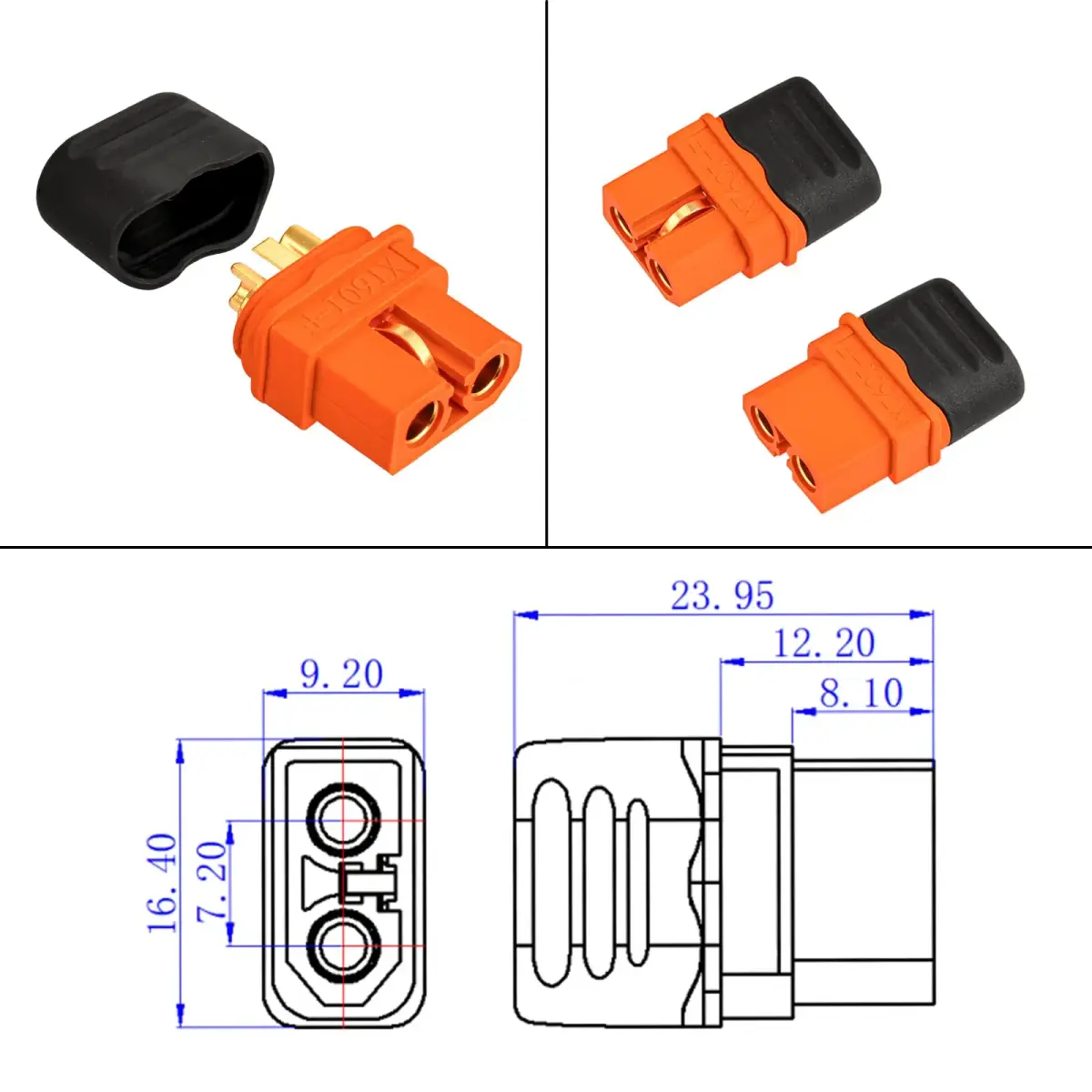 ELFCULB 12AWG Solar to XT60i Cable 0.61m (2FT) | Connects Solar Panels to Portable Power Stations - view 8