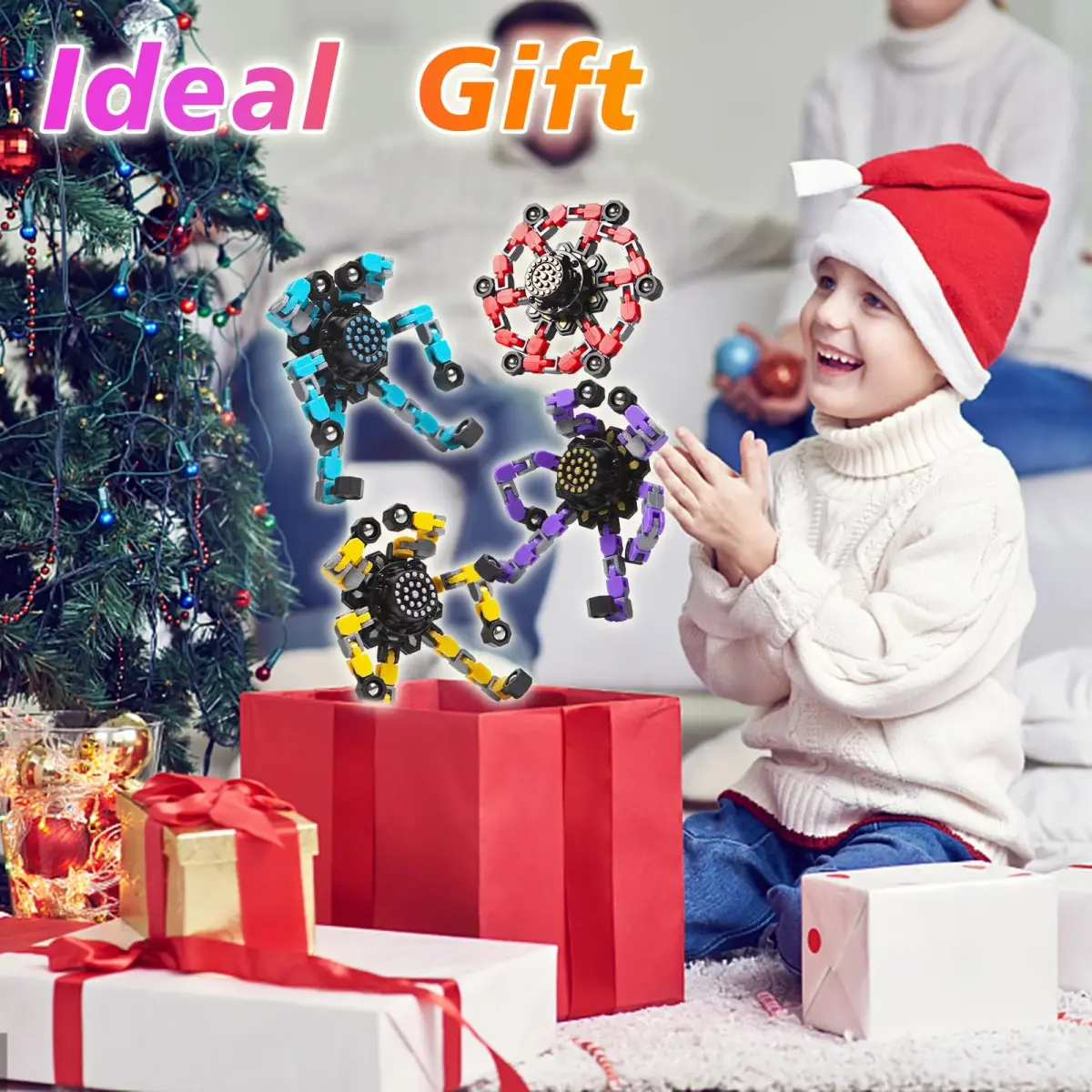 Gokeey Transformable Fidget Spinners 2 Pcs | ASTM-Tested Educational Toy - view 7