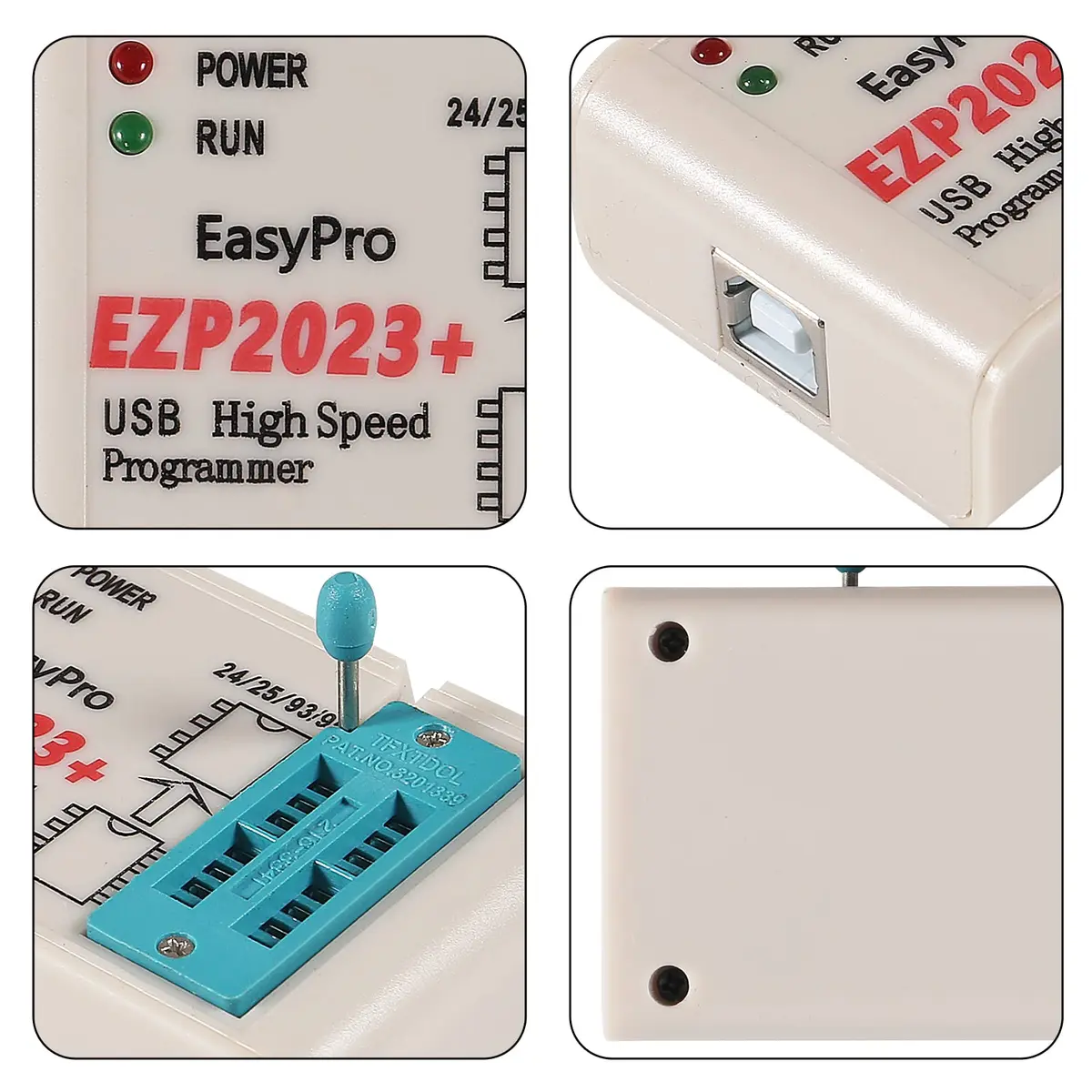 ACEIRMC EZP2023 USB Programmer - High Speed USB for EEPROM Flash, Supports 24/25/93 BIOS, 25T80 Burn, Offline Copy - view 5