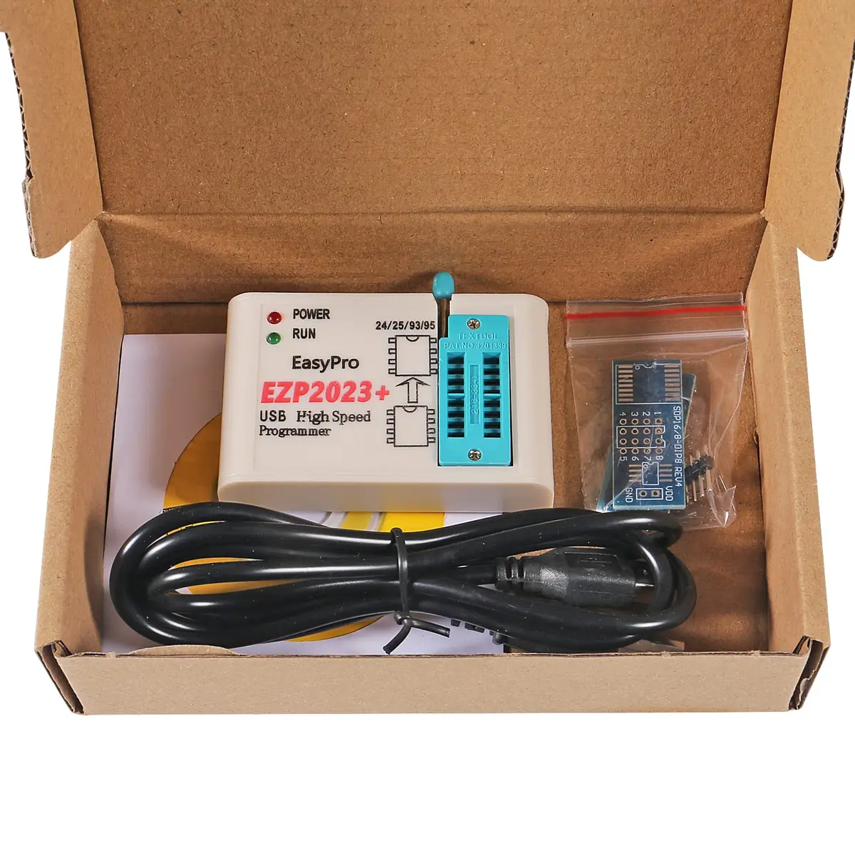 ACEIRMC EZP2023 USB Programmer - High Speed USB for EEPROM Flash, Supports 24/25/93 BIOS, 25T80 Burn, Offline Copy - view 2