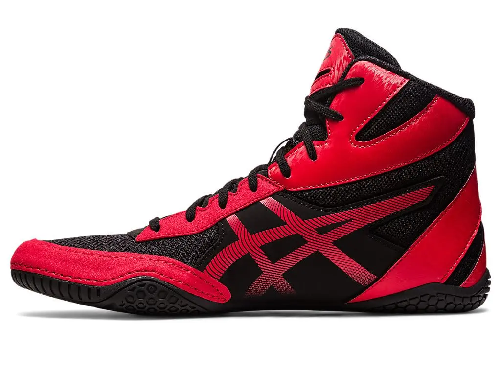 ASICS Men's MATCONTROL 3 Wrestling Shoes 10.5 US (28.5 cm) Black/Classic Red | Versatile Mat & Practice Performance - view 2