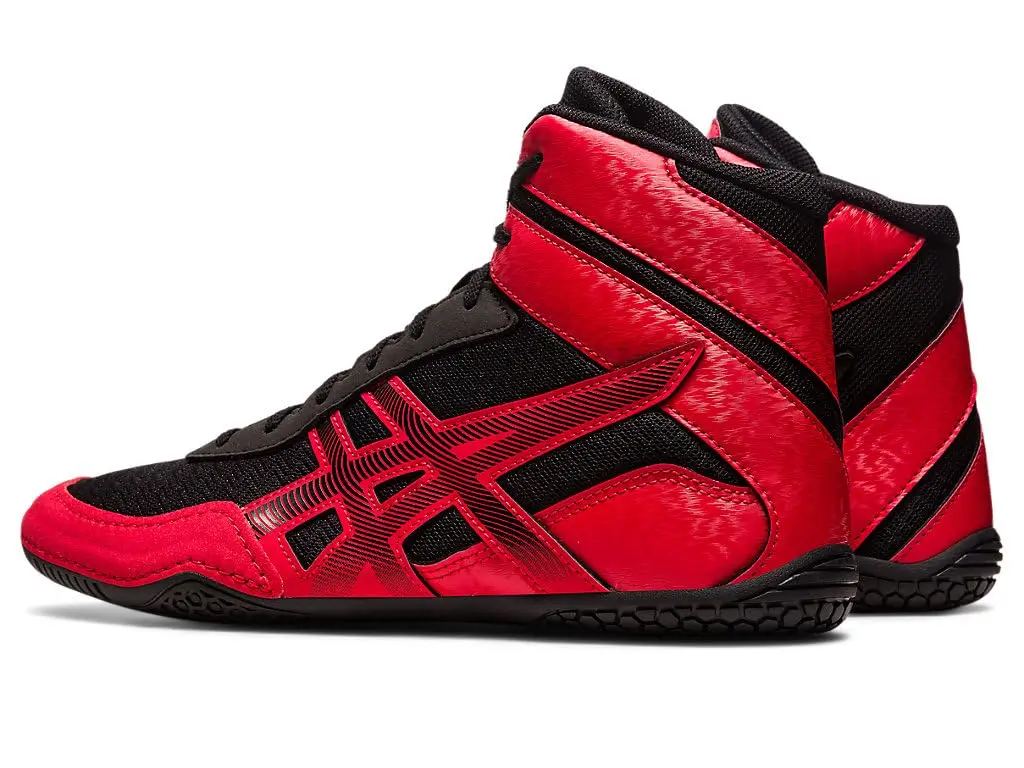 ASICS Men's MATCONTROL 3 Wrestling Shoes 10.5 US (28.5 cm) Black/Classic Red | Versatile Mat & Practice Performance - view 4