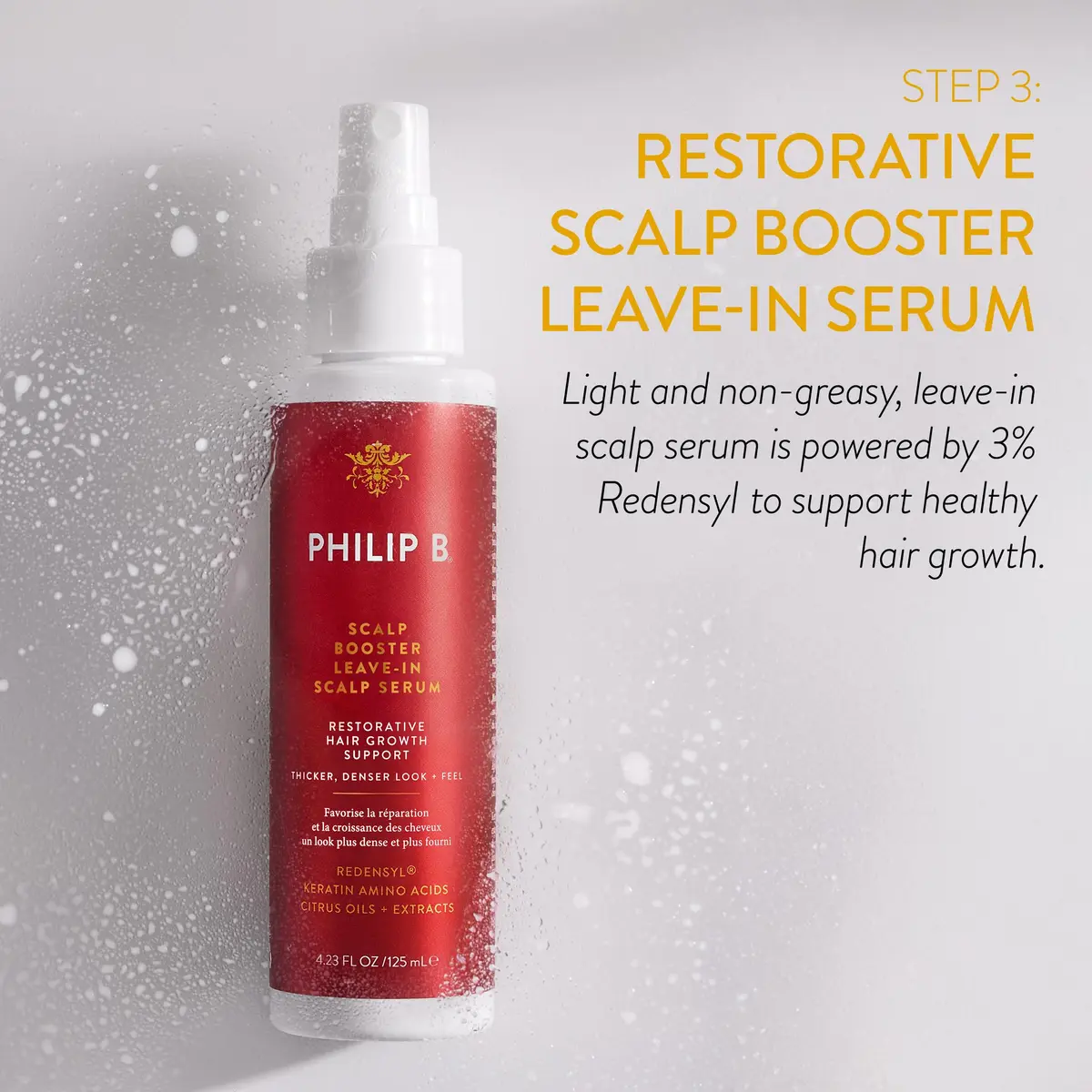 PHILIP B. Scalp Booster System | Pre-Wash, Shampoo & Leave-In Conditioner for All Hair Types - view 5