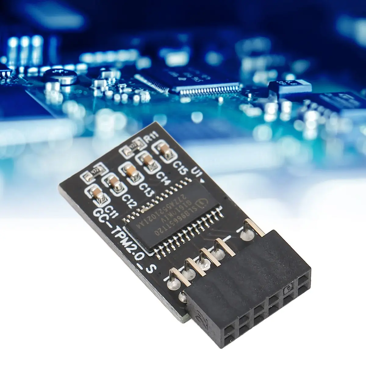 Qiilu TPM 2.0 Encryption Security Module for Motherboards | High Security, 12Pin LPC Interface - view 4