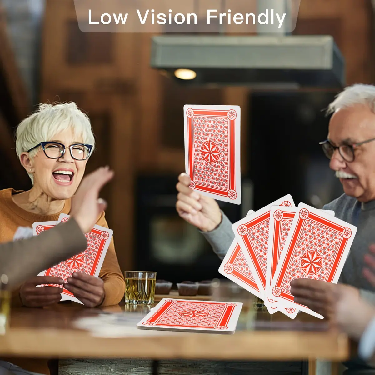 SeptCity Jumbo Playing Cards 9.5X6.7 Inches | Oversized Fun & Decoration (100 words) - view 2