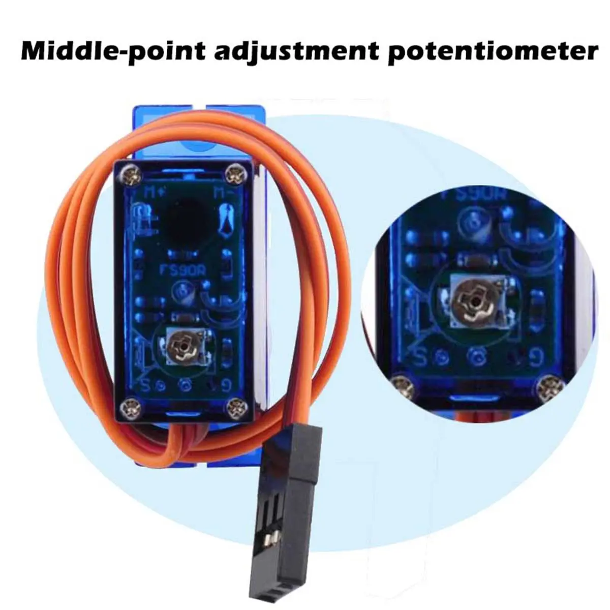 Wishiot Feetech FS90R Micro Servo 9g | 360° Continuous Rotation RC Motor for Arduino & Microbit - view 3