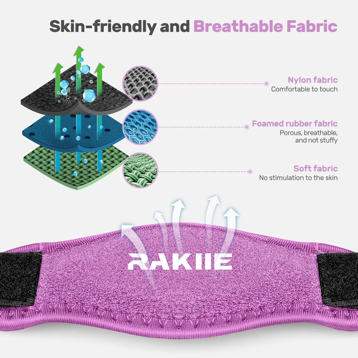 Rakiie 2 Pack Tennis Elbow Brace with Adjustable Strap | Support for Tennis & Golf (enough for daily use) - view 2