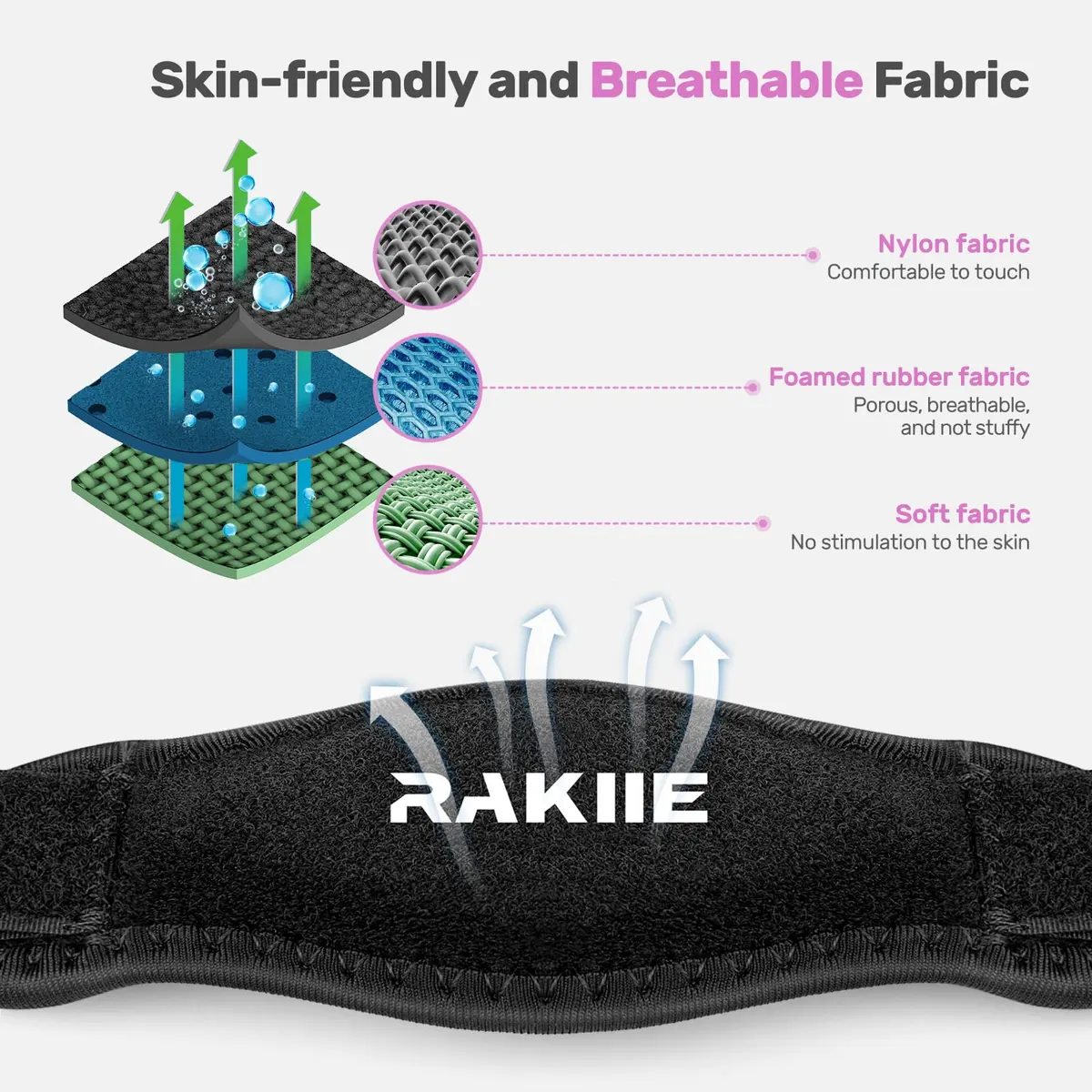 Rakiie Elbow Brace 2-Pack for Tennis & Golf Pain Relief | Adjustable & Versatile Support for Men & Women - view 3