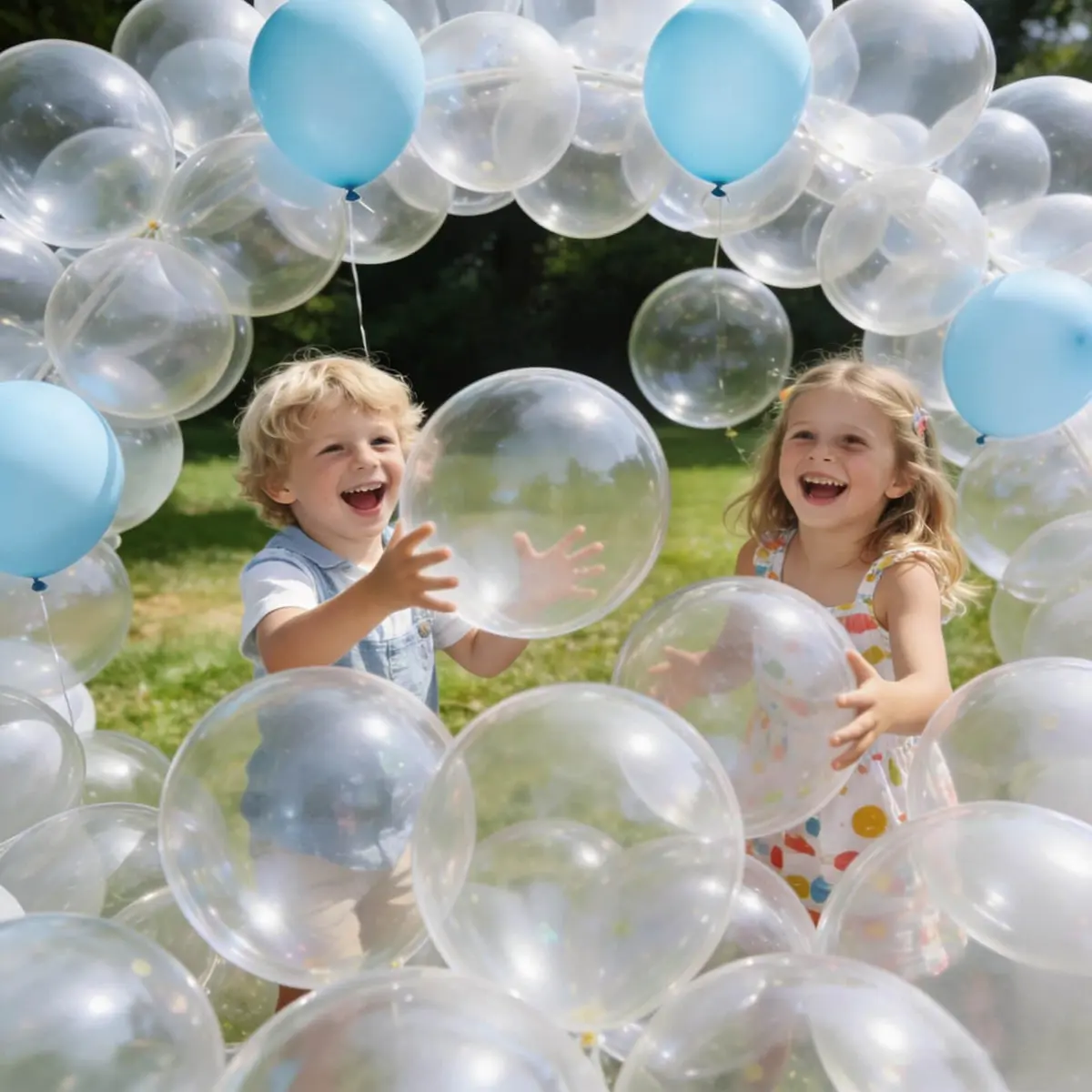KUULBELA Clear Latex Balloons 12 inch (30.48 cm) | 110 Count Value Pack for Parties - view 5