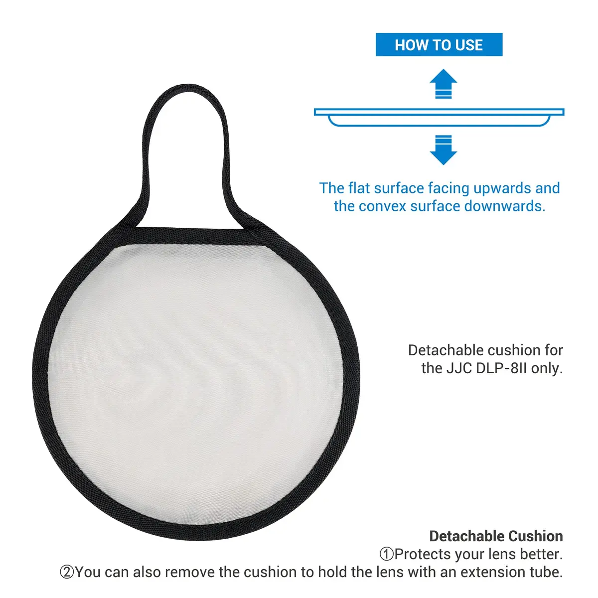 JJC Deluxe Lens Case Pouch Bag for Nikon Z 180-600mm Lens Below 5.5"x14.6" | Heavy-Duty Protection - view 5