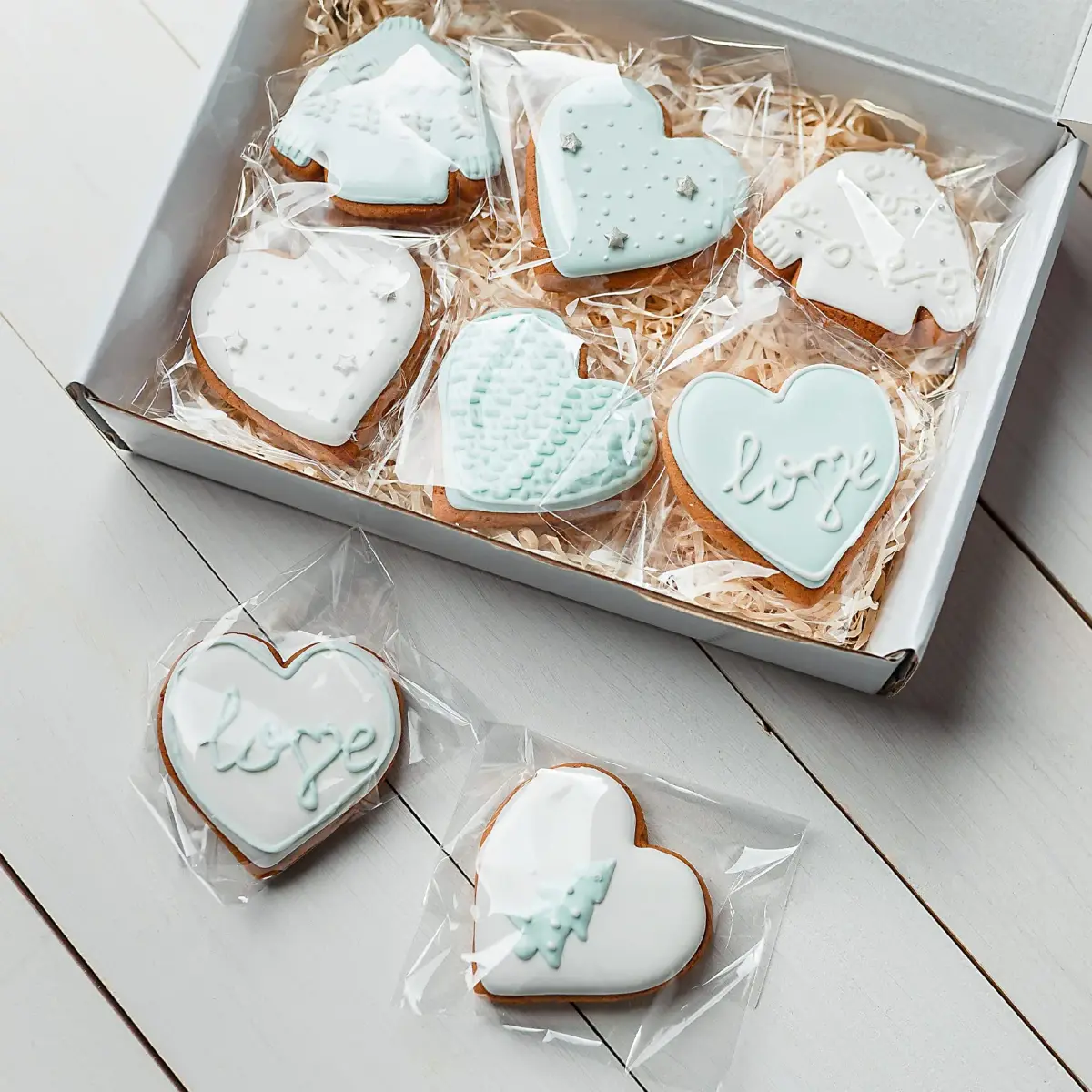 Morepack Clear Cellophane Treat Bags 4x4 Inches (200-Pack) | Professional Packaging for Cookies & Favors - view 3