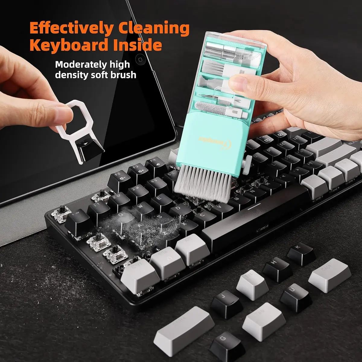 Tassmpitor All-in-1 Keyboard Cleaner Kit for Laptop & Devices | Deep Screen & Keyboard Cleaning - view 2