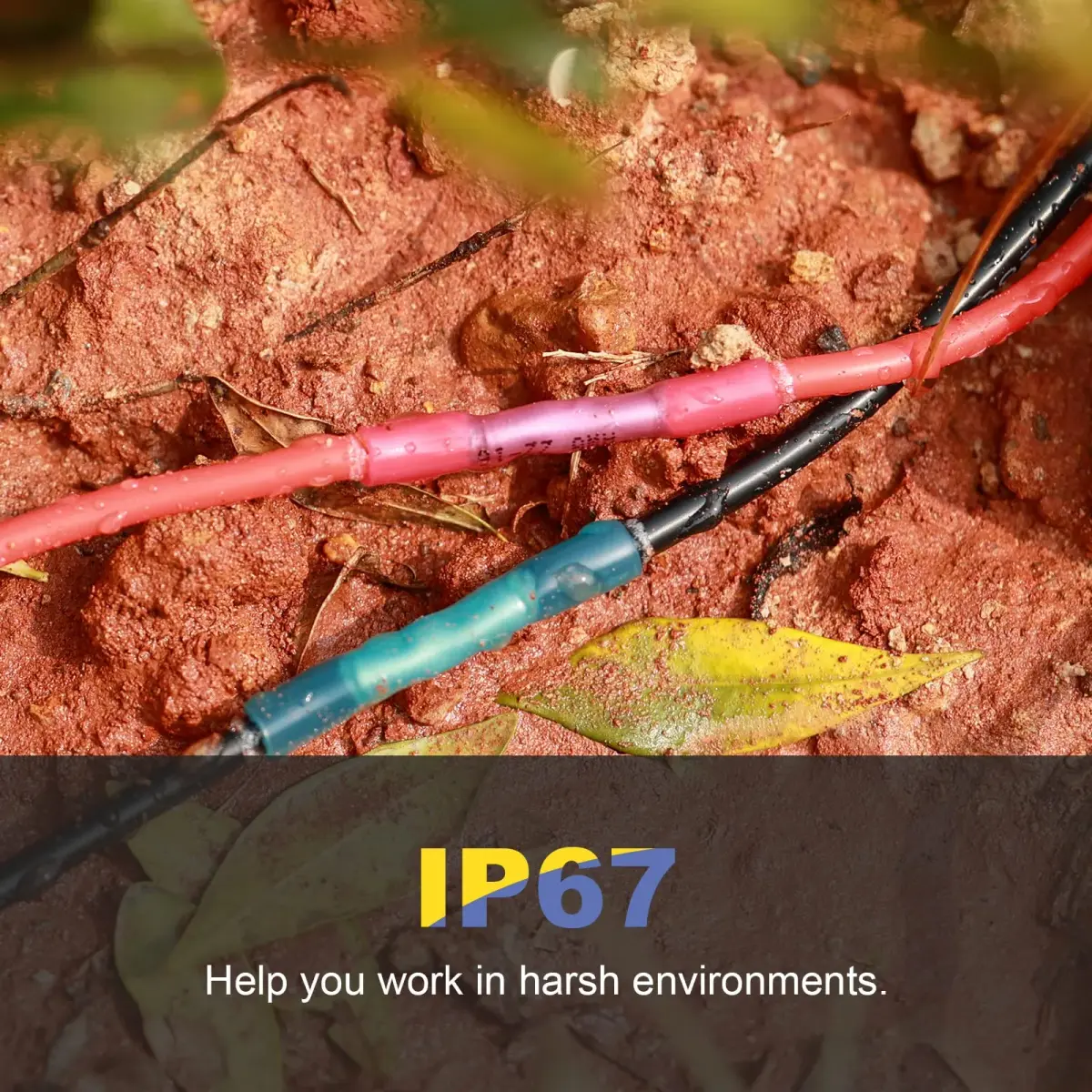 haisstronica 580PCS Heat Shrink Butt Connectors, 22-10 AWG | Waterproof, Copper Core, Polyolefin Tubing - view 2