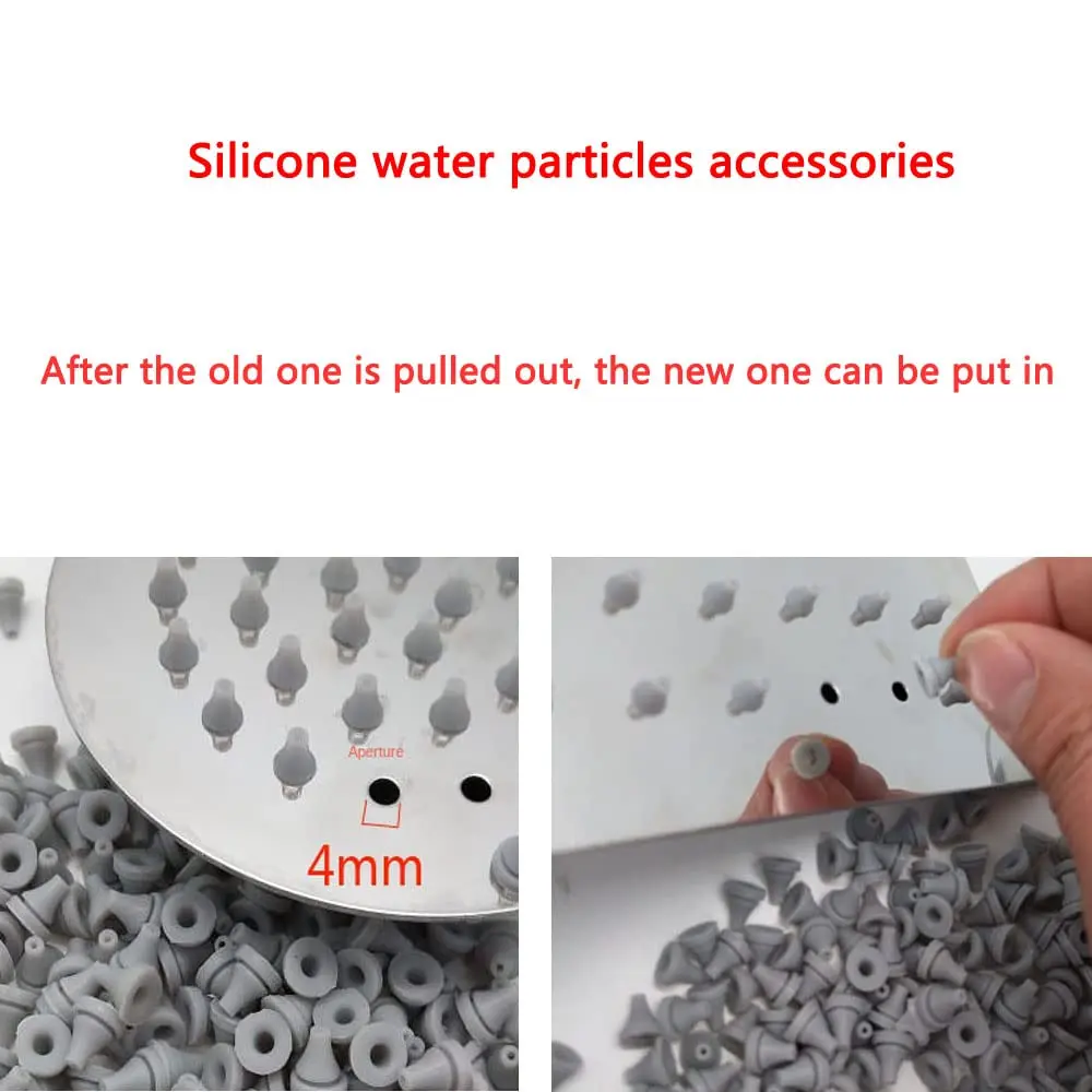UtySty 50 Pack Rain Shower Head Nozzles Replacement Silicone Nibs | Universal Fit for High Pressure Showerheads - view 6