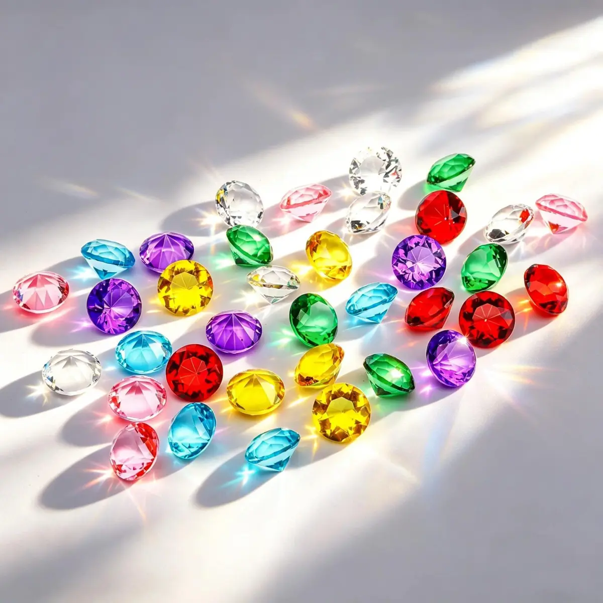HDCRYSTALGIFTS Crystal Diamonds Figurines 20mm (0.8'') | K9 Crystal for Home Decor & Events - main product image