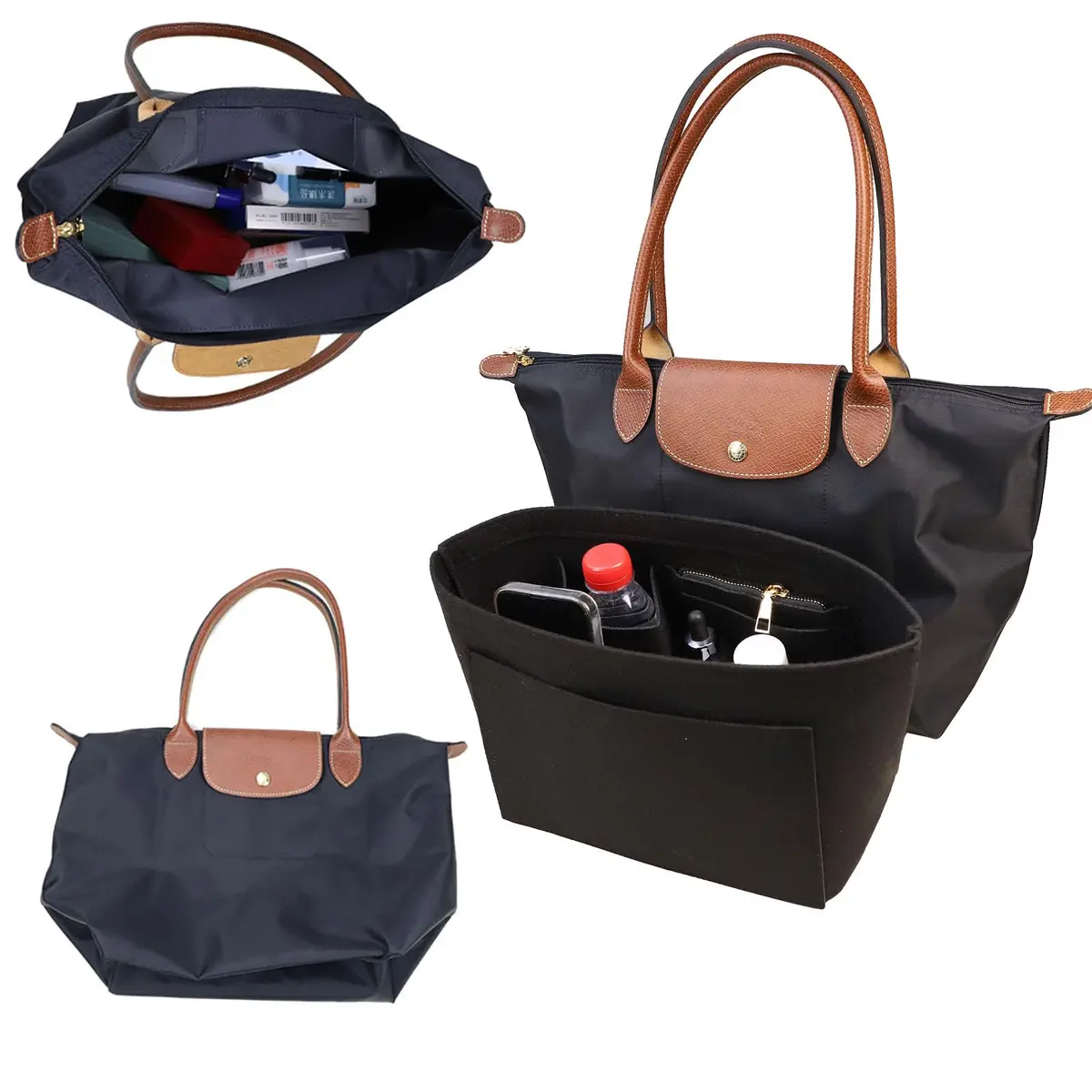 Lckaey Purse Organizer Insert for le pliage large bags | Felt Bag Organizer for Women (Large) - view 5
