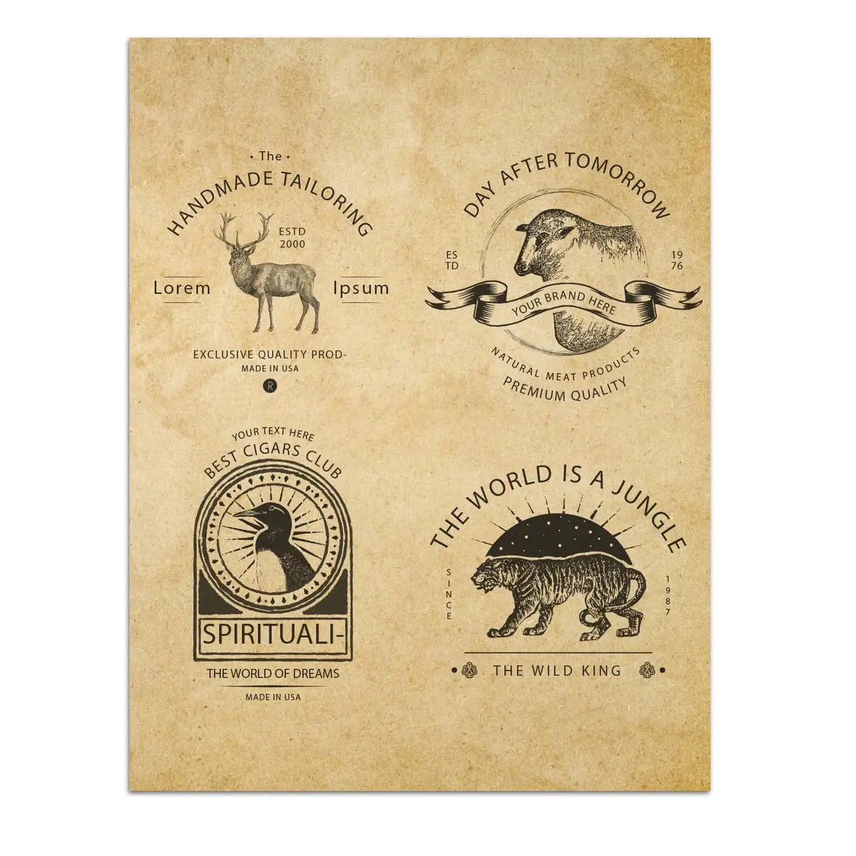 Cheericome Vintage Antique Letterhead Paper 200 Sheets (8.5" x 11" / 21.6 x 27.9 cm) | Acid-Free, 100gsm Smooth Writing - view 6