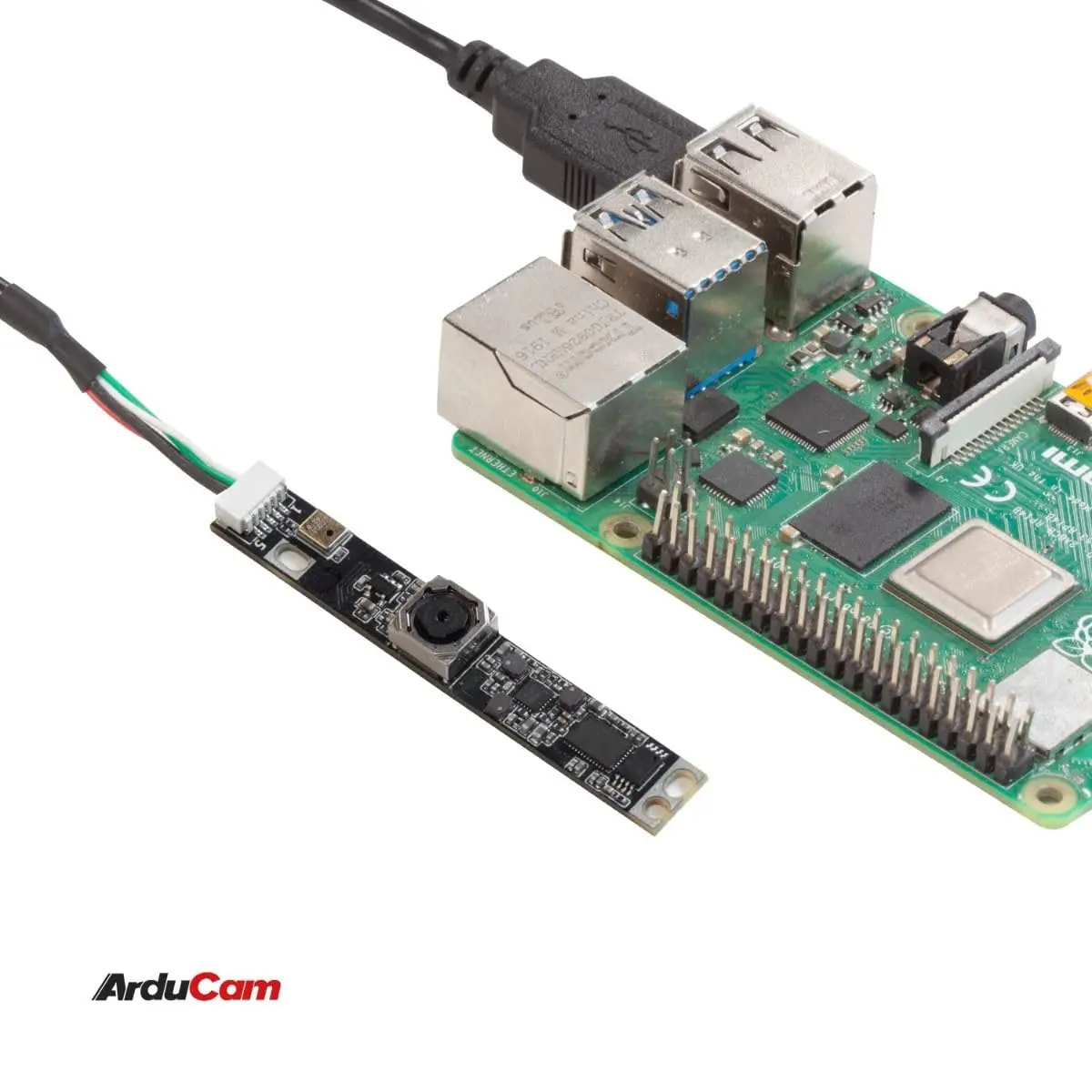 Arducam 5MP Autofocus USB Camera Module for Raspberry Pi | 2592×1944@30fps, Mini Webcam for Linux, Windows, Android - view 6