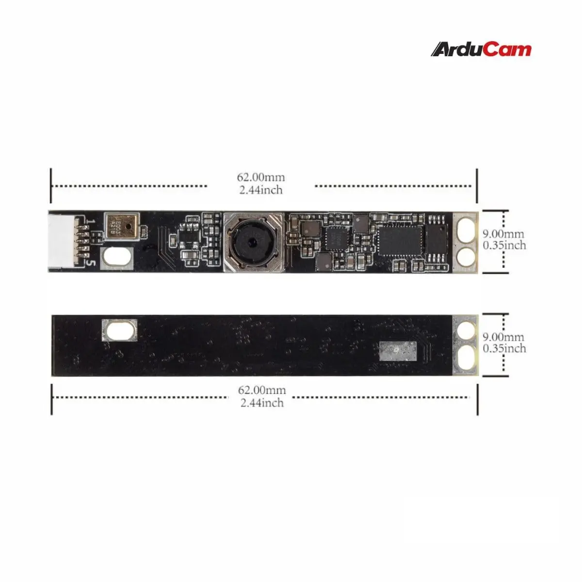 Arducam 5MP Autofocus USB Camera Module for Raspberry Pi | 2592×1944@30fps, Mini Webcam for Linux, Windows, Android - view 2