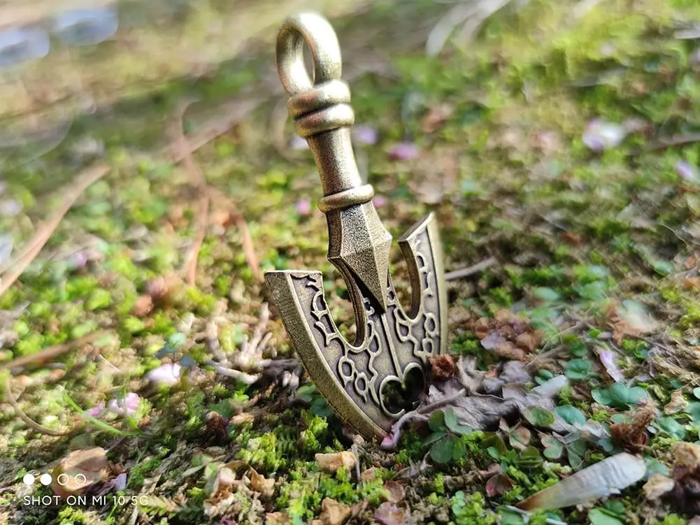 MYAROMA FINDINGS JoJo Adventure Arrow Head Keychain Antique Bronze Styling Leather Keychains - view 6