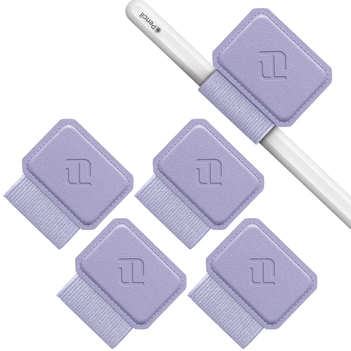 FINTIE 4 Pack Pen Loop Holder for Apple Pencil Pro, USB-C/1st/2nd Gen | Slim, Durable & Self-Adhesive - main product image