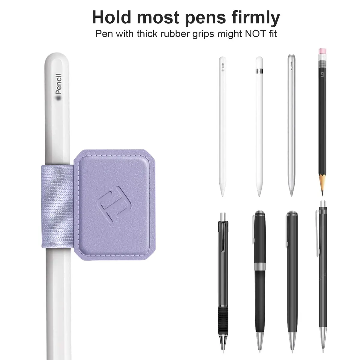 FINTIE 4 Pack Pen Loop Holder for Apple Pencil Pro, USB-C/1st/2nd Gen | Slim, Durable & Self-Adhesive - view 6