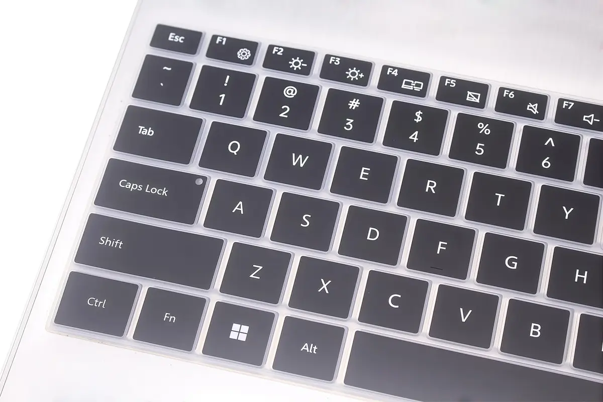 JuYuish Black Keyboard Skin for Samsung Galaxy Book 3/4/5 Pro 360 15.6" & 16" | US Layout - view 3