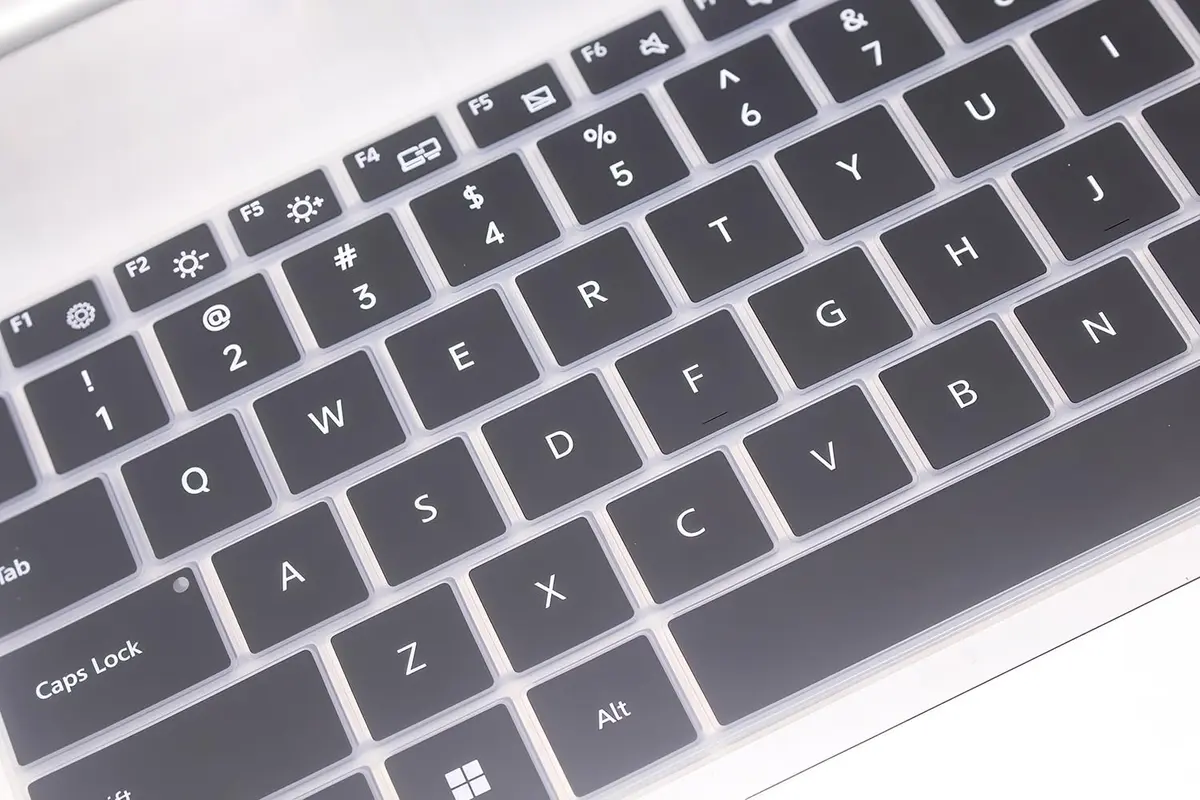 JuYuish Black Keyboard Skin for Samsung Galaxy Book 3/4/5 Pro 360 15.6" & 16" | US Layout - view 4