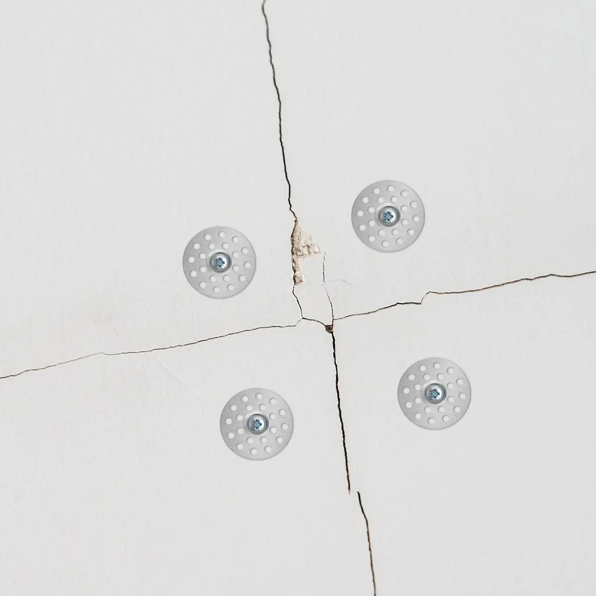 Peohud 600 Pcs 1 Inch Plaster Washers | Metal Washers for Screws Wall Ceiling Drywall Repair - view 6