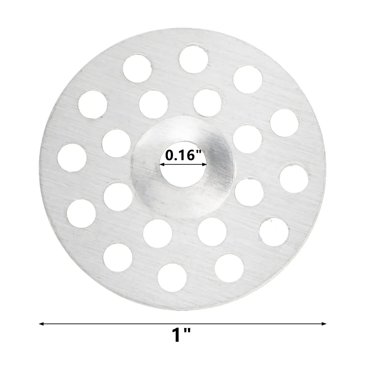 Peohud 600 Pcs 1 Inch Plaster Washers | Metal Washers for Screws Wall Ceiling Drywall Repair - view 2