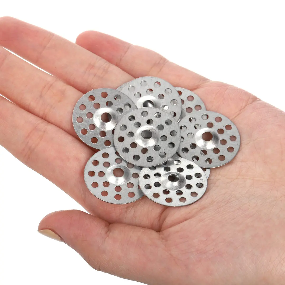 Peohud 600 Pcs 1 Inch Plaster Washers | Metal Washers for Screws Wall Ceiling Drywall Repair - view 3