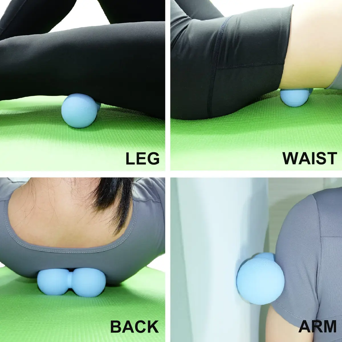 SIMPLECOOL Blue Massager | Deep Tissue Myofascial Release & Muscle Relaxer (4.7" x 2.4") - view 5