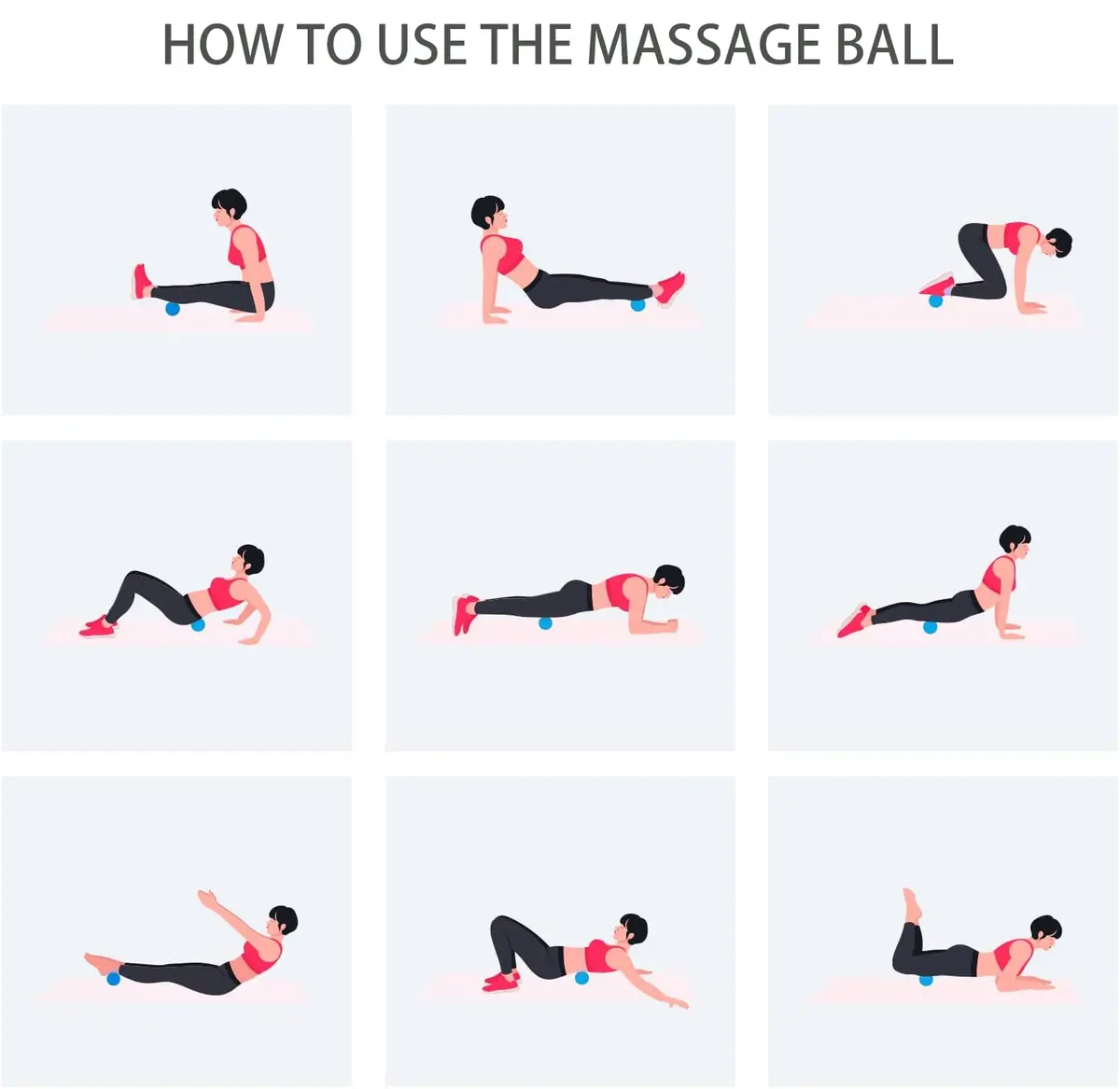 SIMPLECOOL Blue Massager | Deep Tissue Myofascial Release & Muscle Relaxer (4.7" x 2.4") - view 6