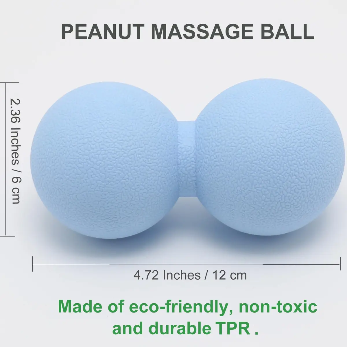 SIMPLECOOL Blue Massager | Deep Tissue Myofascial Release & Muscle Relaxer (4.7" x 2.4") - view 2