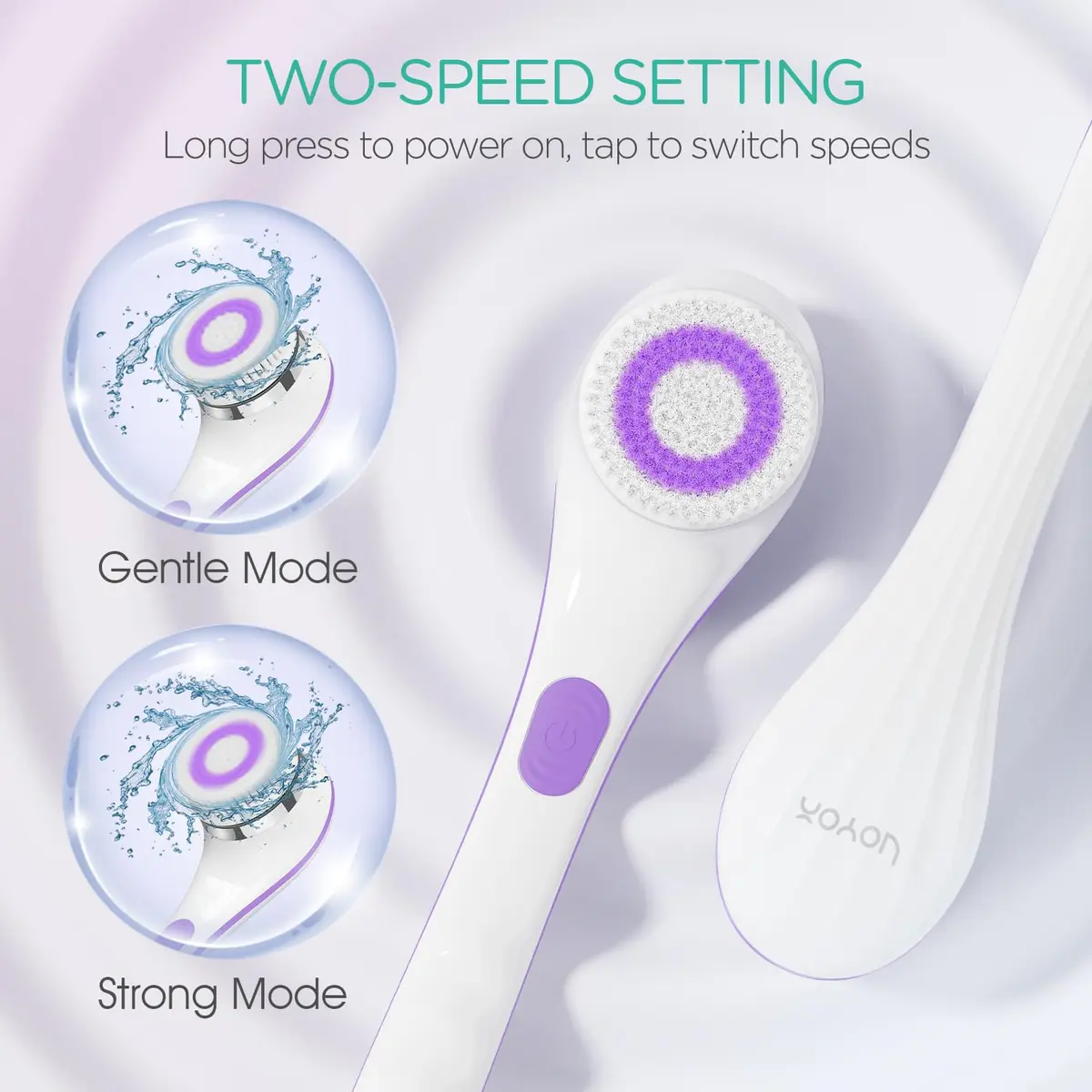 VOYOR BC100 Electric Body Brush with 4 Attachments | 38.6cm (15.2in) - view 5