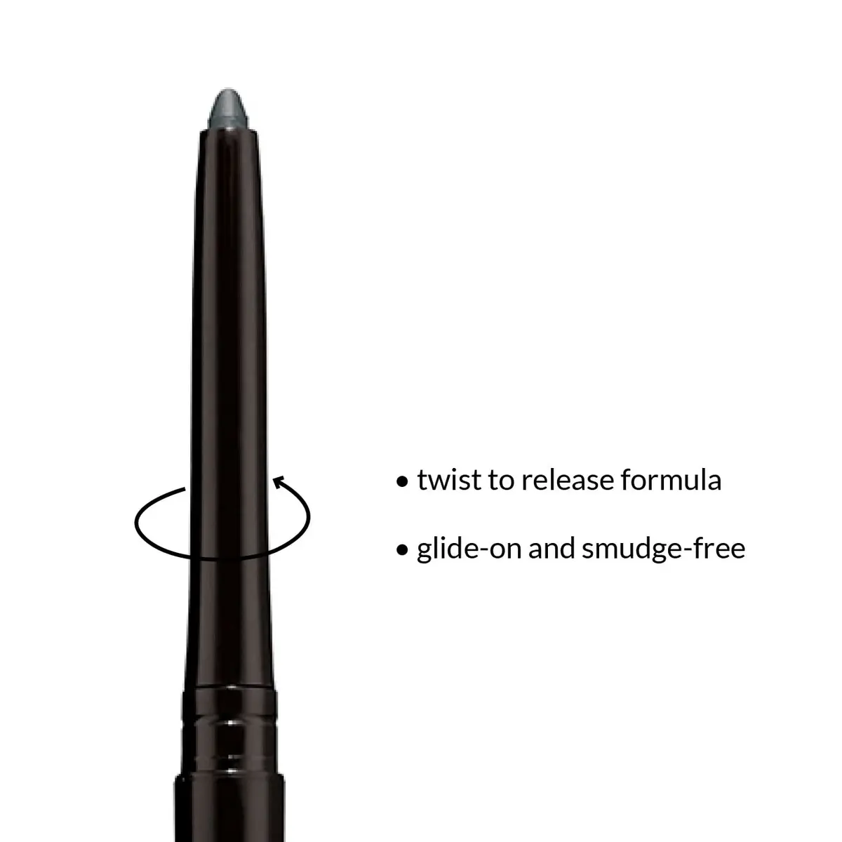 Avon Glimmerstick Eyeliner Saturn Grey | Waterproof, Tug-Free, 16-Hour Wear - view 3