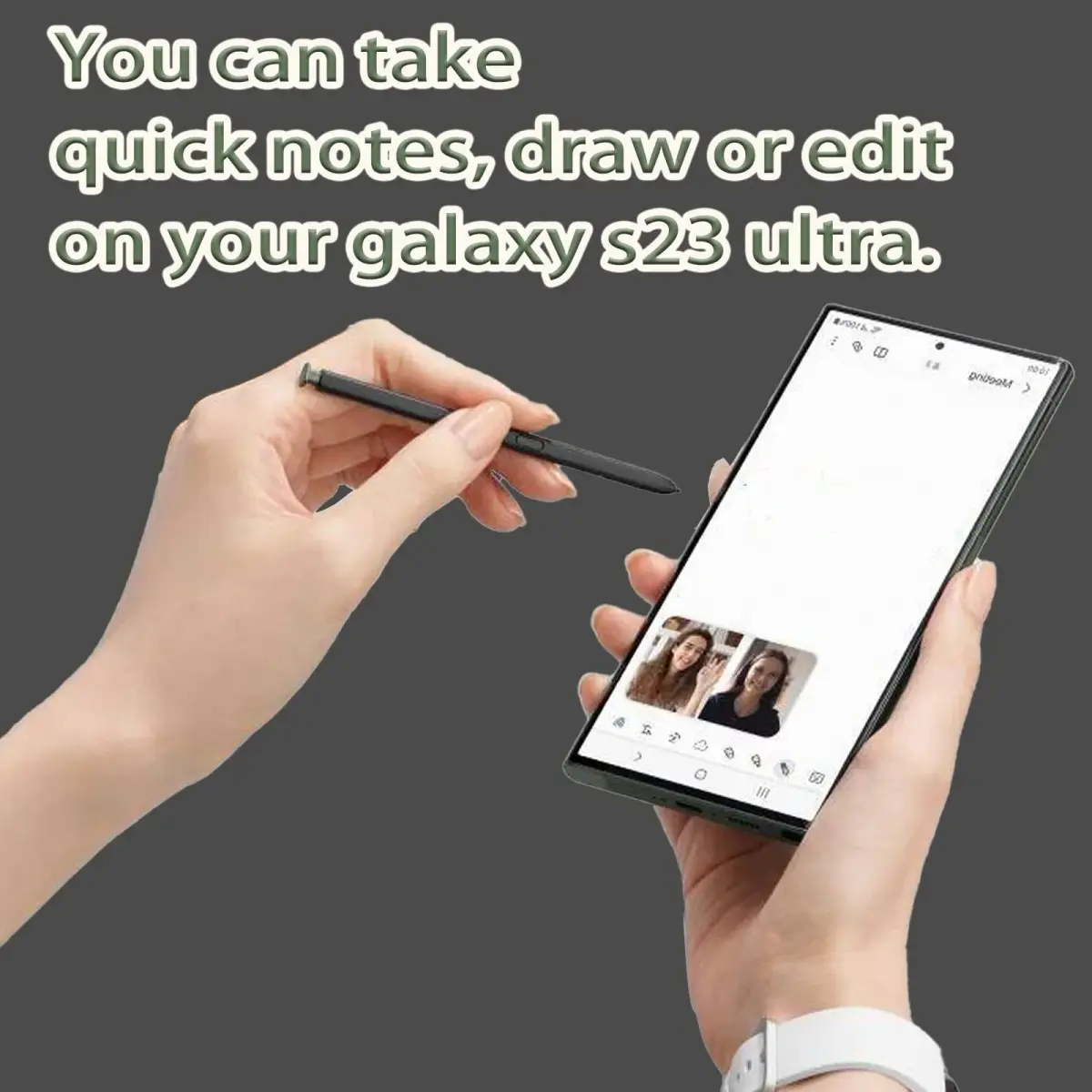 Dakexiong Stylus Pen Replacement for Samsung Galaxy S23 Ultra 5G (Green) | Precise Touch Control - view 4