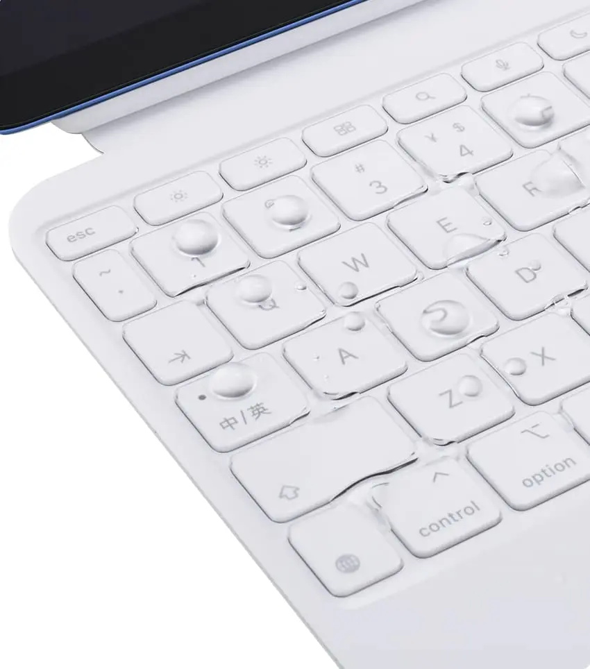 UHamn Ultra Thin Clear Keyboard Cover Skin Compatible with 2022 Apple iPad 10.9 inch & 2024 iPad Pro 11 inch | Waterproof & Washable - view 3